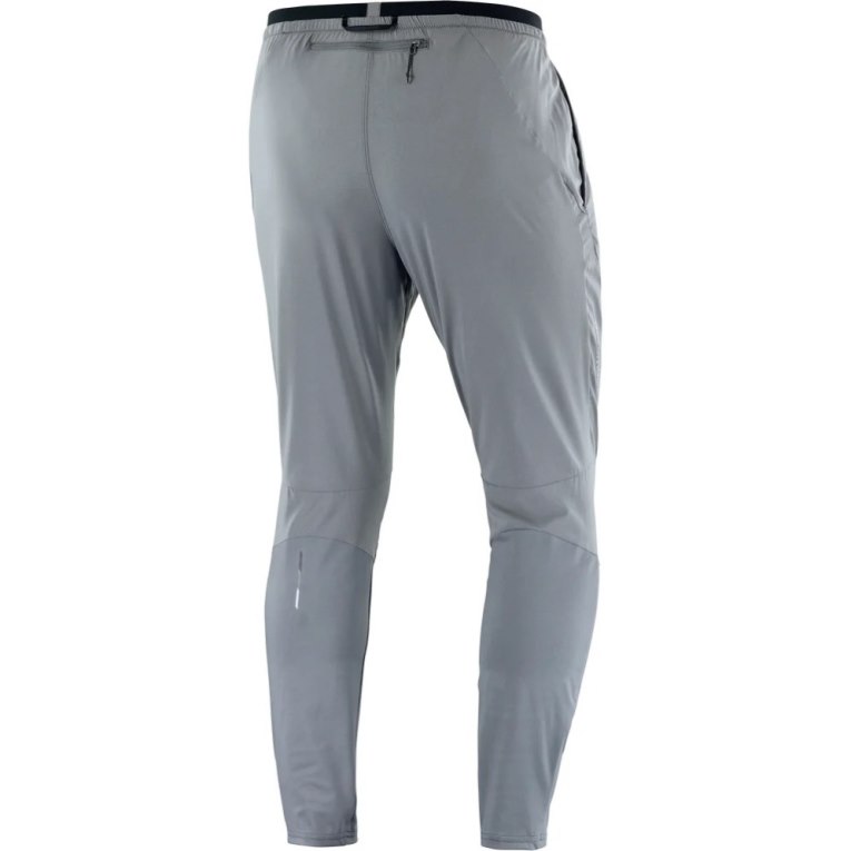 Grey Salomon Cross Run Men's Sport Pants | PH 19370C